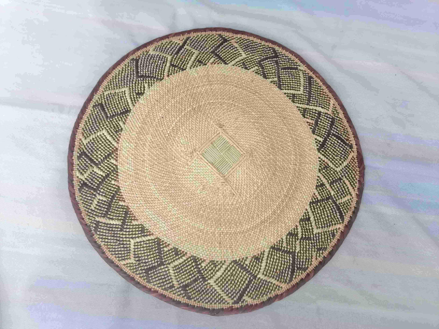 5 BINGA BASKET SET,  Coastal décor, boho style , wall basket set,  wall hanging decor , african  wall decor,  African Tonga baskets