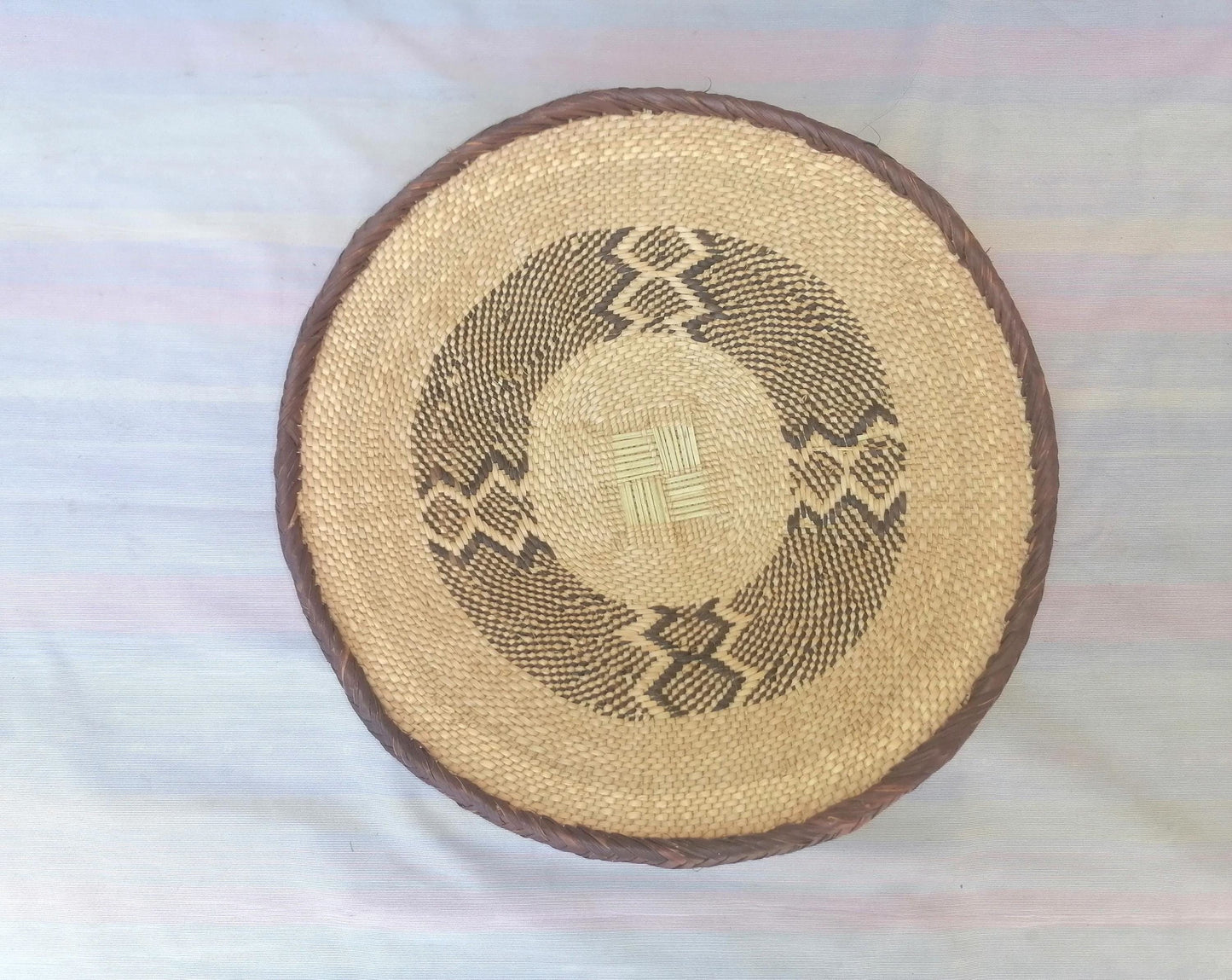 Authentic Binga Basket Set - Handwoven African Wall Decor, Set of 5
