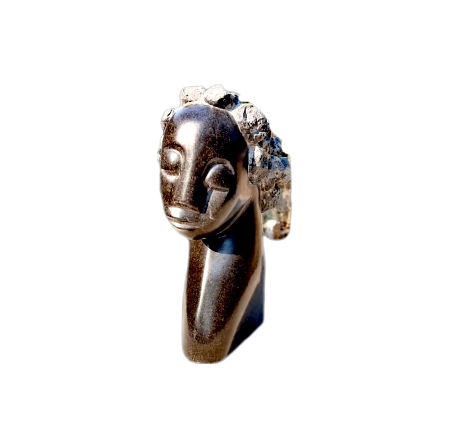 SHONA STONE SCULPTURE, abstract statue , springstone stone , home decor statue, african statue, carving stone