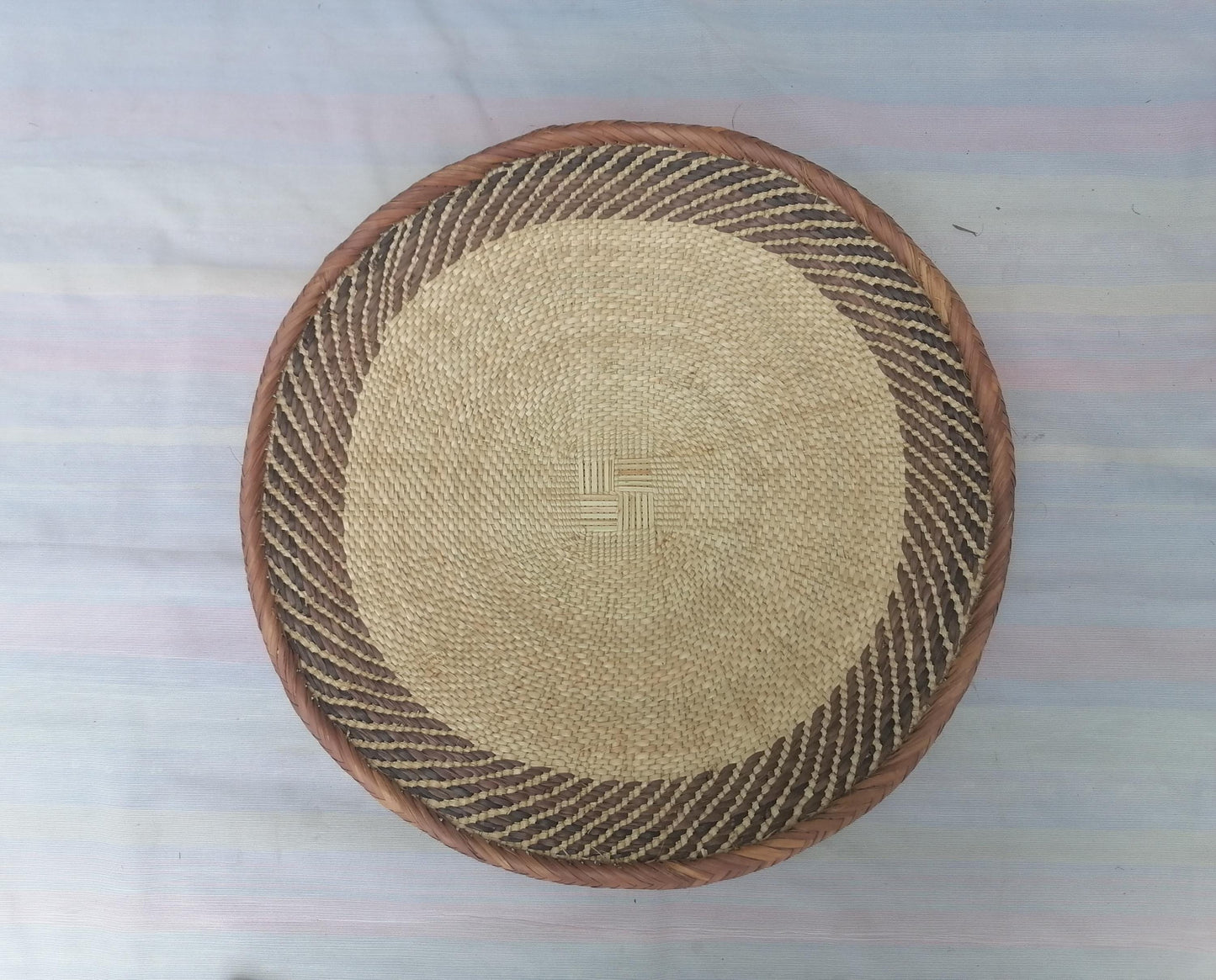 Authentic Binga Basket Set - Handwoven African Wall Decor, Set of 5