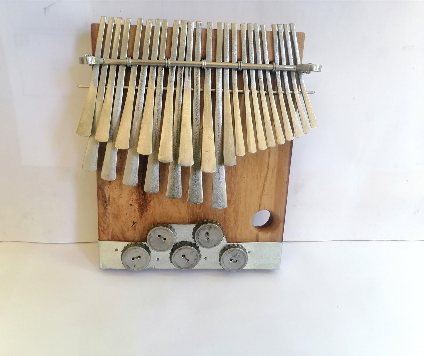 AFRICAN KALIMBA MBIRA , Leonard Chiyanike, E flat tuning , thumb piano ,  music gift for him or her, finger piano , made to order