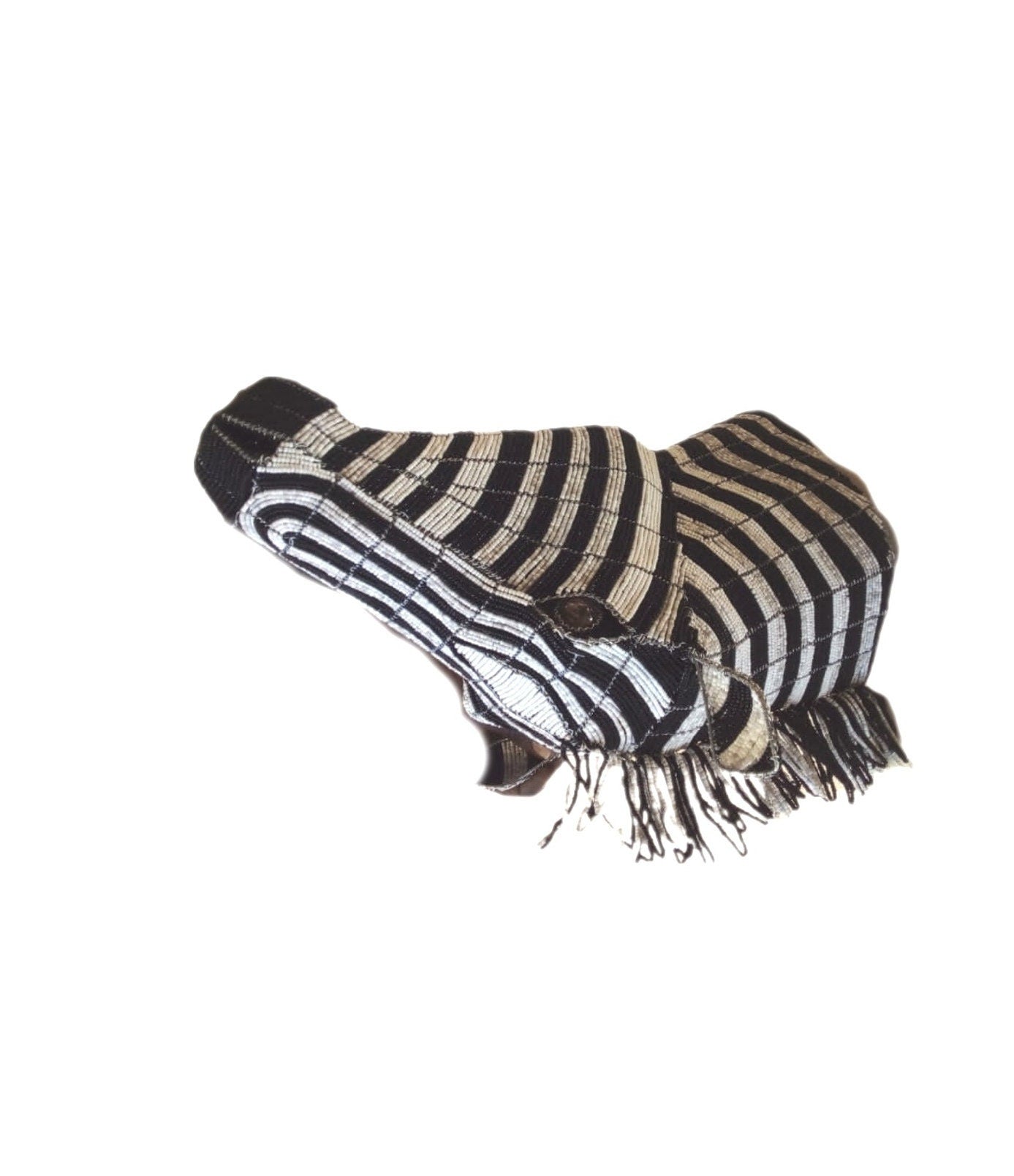 HOME DÉCOR STATUE |beaded zebra |African Animals | Wall Decor hanging | Bead and Wire zebra , Unique home décor, rustic home decor