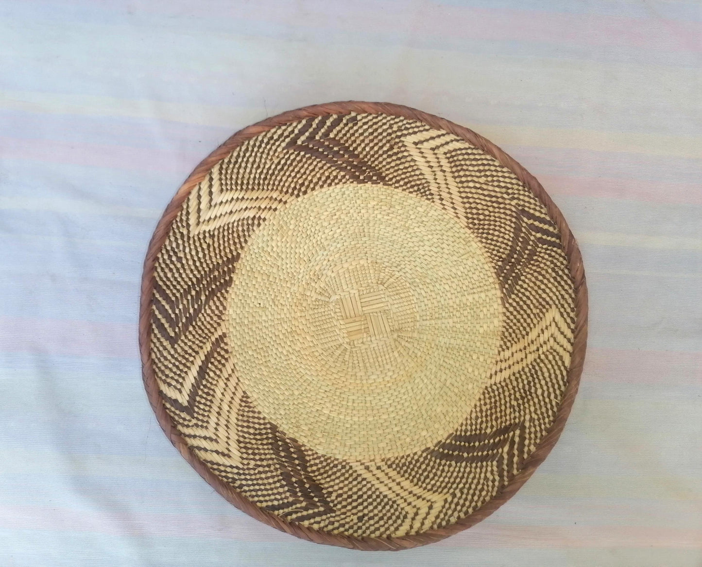 Authentic Binga Basket Set - Handwoven African Wall Decor, Set of 5