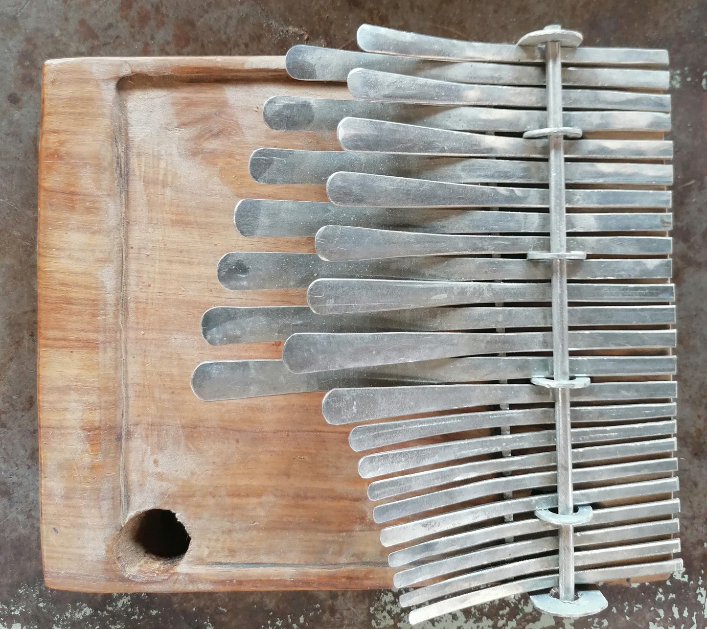African kalimba mbira  , 24 keys dongonda , in F tune, made to order, mbira batik bag option
