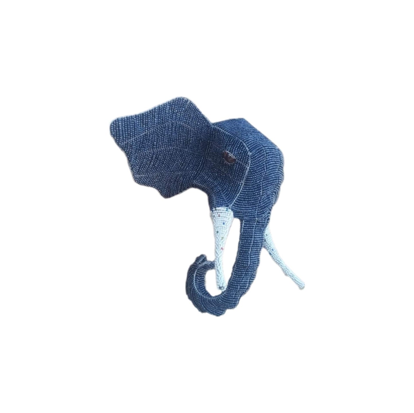 Large Beaded Elephant | African Beaded Animals | Wall Decor hanging | elephant ornament , Unique home décor, elephant sculpture
