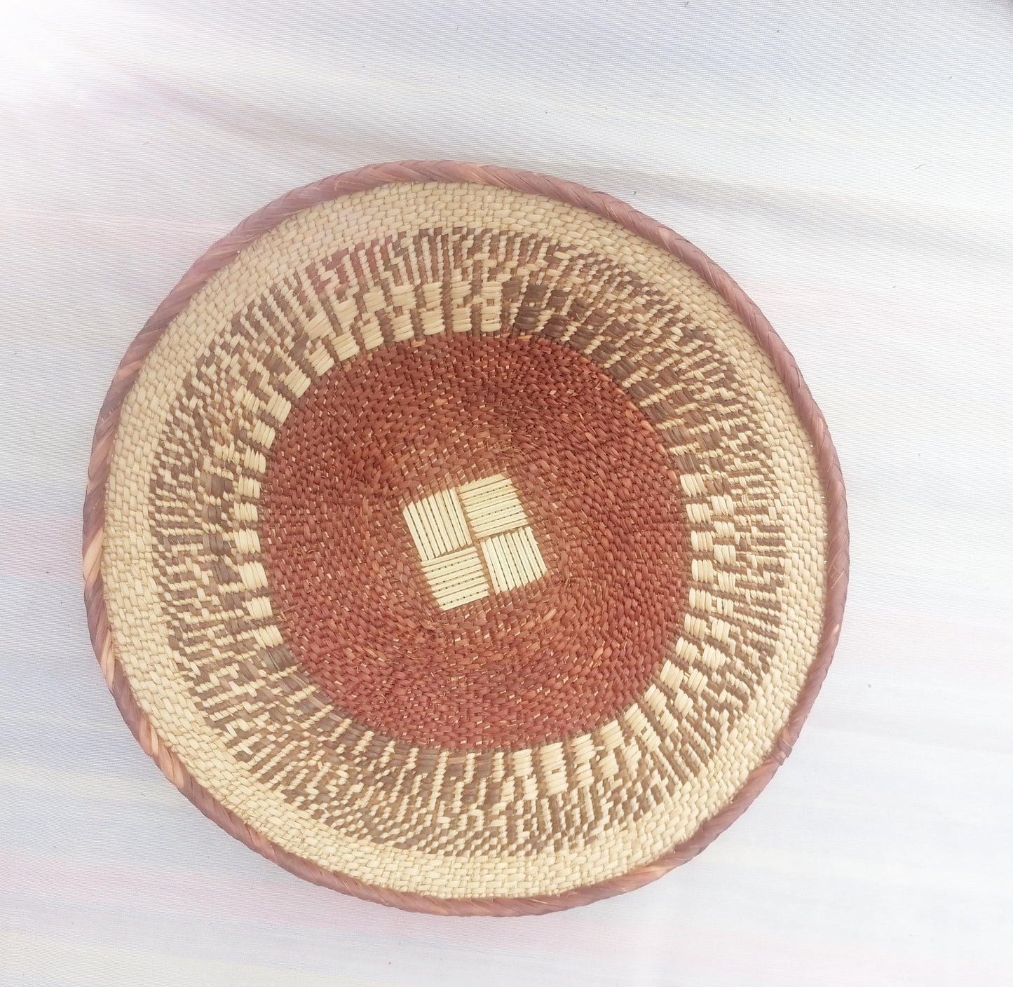 Authentic Binga Basket Set - Handwoven African Wall Decor, Set of 5