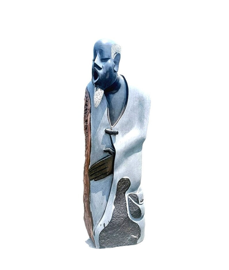 3 for 1 CLEARANCE SALE - Hand-Carved Stone Sculpture Set - Modern Art for Collector, Shona stone, figurative art, African art