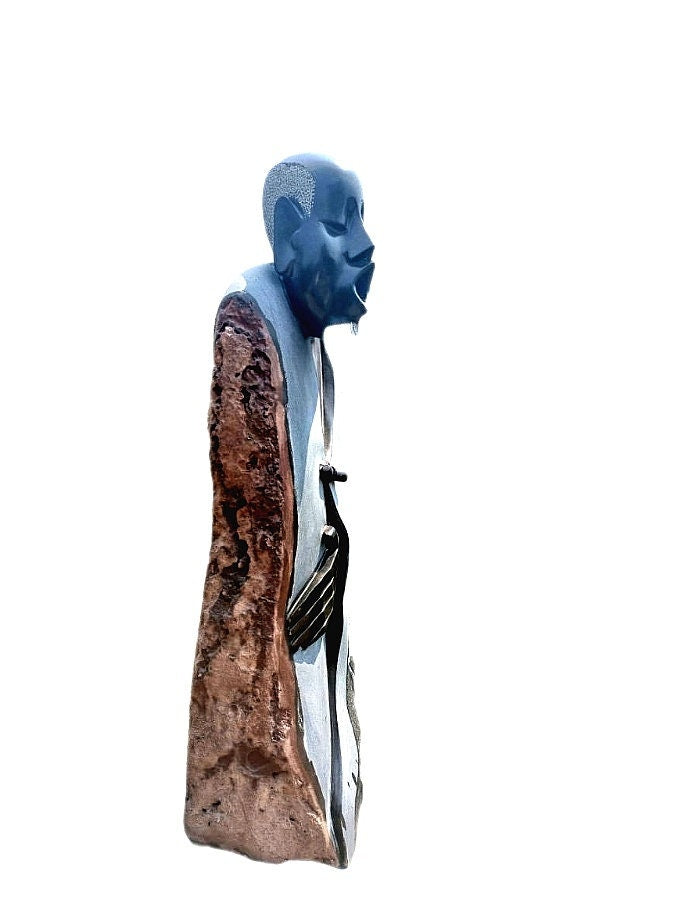 3 for 1 CLEARANCE SALE - Hand-Carved Stone Sculpture Set - Modern Art for Collector, Shona stone, figurative art, African art